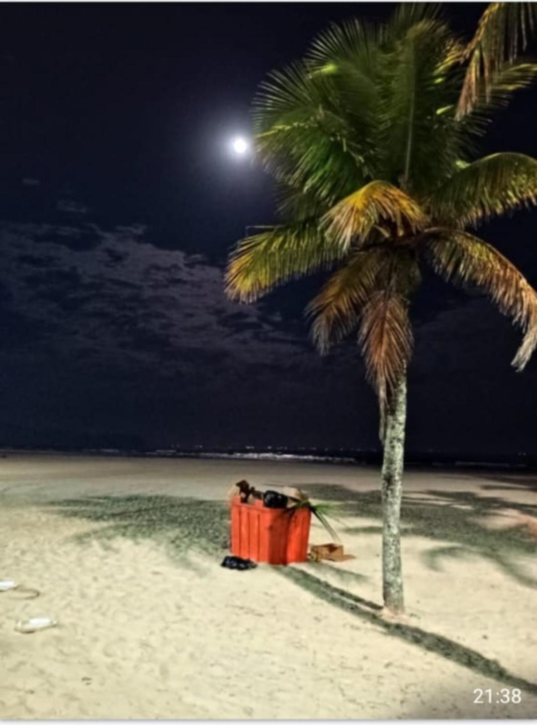 Ferienwohnung Apto Pe Na Areia Praia Grande  Exterior foto